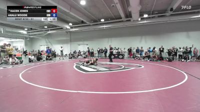 51 lbs Cons. Round 4 - Kacen Jones, Charger Wrestling Club vs Analu Woode, Golden Back MRTC