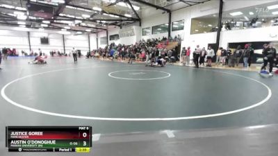 174 lbs Cons. Round 1 - Justice Goree, Manchester vs Austin O`Donoghue, Marian University (IN)