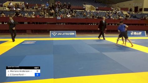 Jonathan Mariano Anderson vs James C Comerford 2024 Pan IBJJF Jiu-Jitsu No-Gi Championship