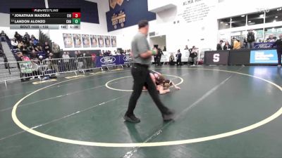 132 lbs Champ. Round 1 - Landon Alonzo, Canyon vs Jonathan Madera, Chino