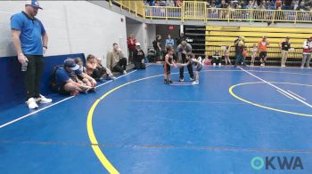 45 lbs Round Of 16 - Mereck Malone, Bartlesville Wrestling Club vs Jordyn Holmes, Cowboy Wrestling Club