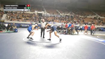 217-D2 Semifinal - Adrian Berryhill, Cienega High School vs Matthew Cerda, Canyon View High School