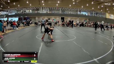 64 lbs Round 3 (6 Team) - Zavier Blakeman, Jaguar Warriors vs Jase Wimer, Irontide