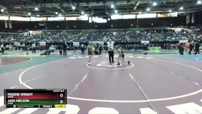 100 lbs Cons. Round 3 - Maddie Wright, Boise vs Addi Nielson, Juab