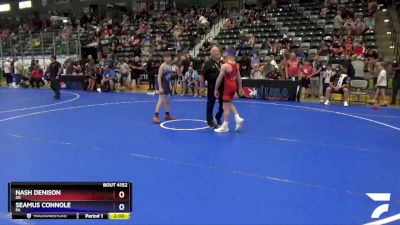 98 lbs Quarterfinal - Nash Denison, OK vs Seamus Connole, PA