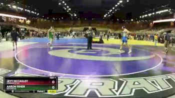 182 lbs Champ. Round 2 - Aaron Riner, Buford HS vs Jett McCauley, Charlotte Hs