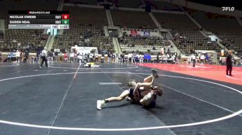 133 lbs Champ. Round 2 - Nicolas Owens, Teknique vs Eaiden Neal, Reinhardt University (GA)