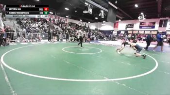 138 lbs Quarterfinal - Jayden Ho, San Clemente vs Ronin Thompson, Rowland