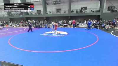 Junior Boys GR - 144 lbs Champ. Round 2 - Som Watsana, OR vs Nikolas Santonocito, WA