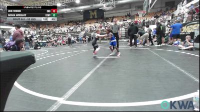 52 lbs Consi Of 8 #2 - Jeb Webb, Shelton Wrestling Academy vs Nova Wright, D3 Wrestling Cluib