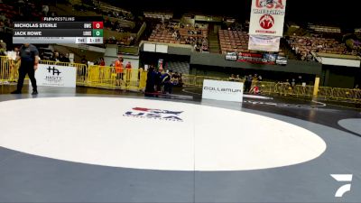 Cadet Boys Lower - 138 lbs Champ. Round 2 - Jack Rowe, Liberty Ranch High School Wrestling vs Nicholas Sterle, Brigade Wrestling Club