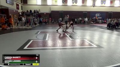 113 lbs Round 1 - Carson Bassett, Fennimore vs Kayden Landers, Denver