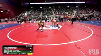 2A-157 lbs Quarterfinal - Micah Petersen, Cokeville vs Douglass Campbell, Saratoga