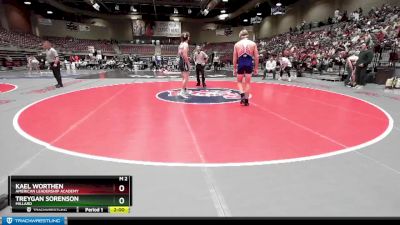 2A 165 lbs Cons. Round 2 - Kael Worthen, American Leadership Academy vs Treygan Sorenson, Millard