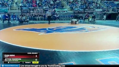 138 lbs Cons. Round 1 - Evan Berg, Minot vs Jetton Wadeson, West Fargo Sheyenne