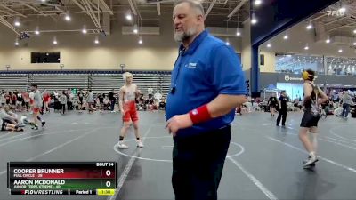 140 lbs Round 4 (8 Team) - Cooper Brunner, Full Circle vs Aaron McDonald, Junior Terps Xtreme