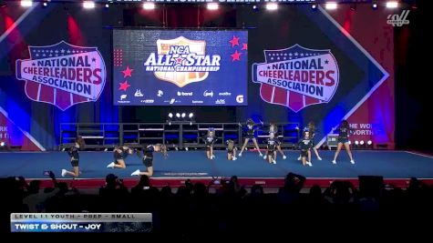 Twist & Shout - Joy [2026 L1.1 Youth - PREP - Small] 2026 NCA All-Star National Championship