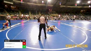 95 lbs Round Of 16 - Jack Simpson, Black Fox Academy vs Hendrix Schwab, Immortal Athletics WC