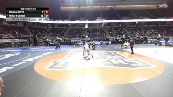 185 lbs Cons. Round 3 - Delina Gritz, Putnam Valley-1 vs Miiko Foster, Bellport-11