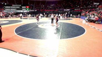 2A 157 lbs Champ. Round 1 - Jordan Sonon-Hale, Mascoutah vs Joseph Merritt, Calumet City (Thornton Fractional North)