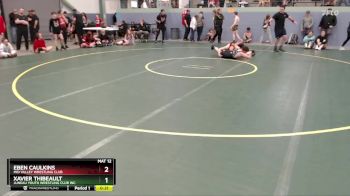 138 lbs Cons. Round 2 - Eben Caulkins, Mid Valley Wrestling Club vs Xavier Thibeault, Juneau Youth Wrestling Club Inc.