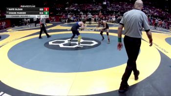 D3-132 lbs Champ. Round 1 - Chase Parker, Clearview vs Nate Sloan, Ironton