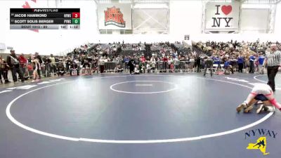 80 lbs Champ. Round 1 - Scott Solis Berger, Perry Youth Wrestling Club vs Jacob Hammond, Hudson Falls Wrestling Club