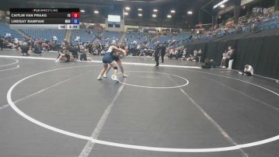 124 lbs Semifinal - Caitlin Van Praag, Friends University vs Lindsay Rampani, Missouri Baptist University