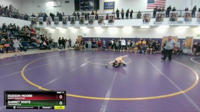 84 lbs Quarterfinal - Hudson Moore, Rocky Mountain vs Garret White, Thermopolis