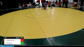 174 lbs Quarterfinal - Jensen McDermott, Benedictine College vs Christian Robinson, Pratt Community College