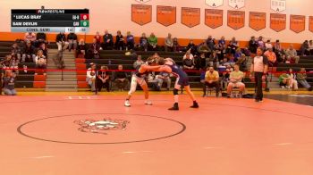 144 lbs Cons. Semi - Lucas Bray, East Aurora-Holland vs Sam Devlin, Canisius