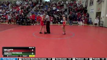 120 lbs Champ. Round 1 - Rin Curtis, Bob Jones vs Rebecca Firstbrook, Thompson HS