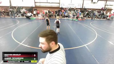 74 lbs Cons. Round 3 - Gabriel Richardson, Champions Wrestling Club vs Drayven Bradley, Uintah