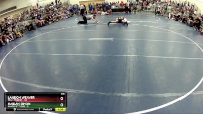 175 lbs Round 3 (6 Team) - Haidan Simon, Kansas Pythons vs Landon Weaver, Team Arizona