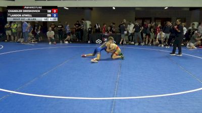 88 lbs Cons. Rd Of 16 - Chandler Oreskovich, The Best Wrestler vs Landon Atwell, Callan Wrestling Academy
