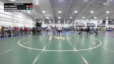 111 lbs Round Of 16 - Lucy Laureano, East Hartford vs Payton George, Top Flight Wrestling Academy