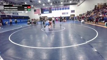 157 lbs Cons. Round 2 - Sergio Cardenas, Worland vs Peyton Klaproth, Shoshoni