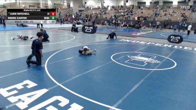 70 lbs Champ. Round 2 - Luke Mitchell, Fairview Yellowjackets vs Reese Carter, Williamson County Wrestling Cl