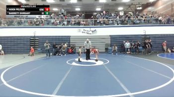 47 lbs Cons. Round 4 - Koen Peltier, Kimberly Bulldog Wrestling Club vs Barrett Durrant, Kuna Klub