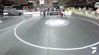 Cons. Round 3 - Isaak Villasenor, Warhead Wrestling Club vs Randy Lopez, One Shot Wrestling