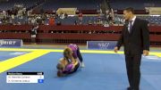 Mendi Melville Carlson vs Kelly Christine Leleux 2024 Pan IBJJF Jiu-Jitsu No-Gi Championship