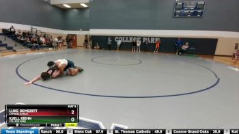 132 lbs Round 4 - Kjell Kiehn, College Park vs Luke DeMeritt, Cypress Ranch