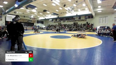 160 lbs Round Of 32 - Arvin Khosravy, Chaminade vs Camren Galicia, Fort Lupton (CO)