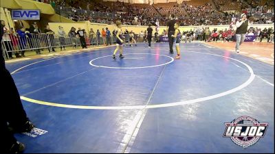 55 lbs Round Of 16 - Maverick Fernandez, Dodge City Wrestling Academy vs Karston Choat, Shawnee Takedown Club