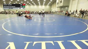120 lbs Rr Rnd 2 - Zakey Tsarni, ARES - EL vs Grayson Richburg, Team Diamond Fish - EL