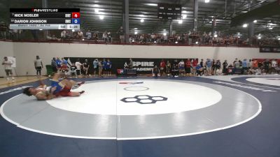 92 kg Champ. Rd Of 16 - Nick Nosler, Southern Illinois Regional Training Center vs Darion Johnson, Bearcat Wrestling Club