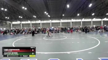 147 lbs Cons. Round 2 - Theo Stefanakos, North Jr High vs Daxton Severe, Raft River Middle School