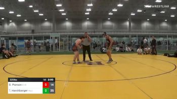 220 lbs Quarterfinal - David Pierson, Elite Athletic Club Liberty vs Trevin Harshbarger, Yale Street