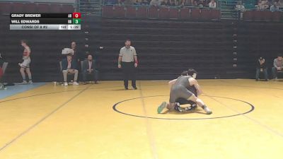 138 lbs Consi Of 8 #2 - Grady Brewer, Ashley Ridge vs Will Edwards, River Bluff