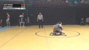 138 lbs Consi Of 8 #2 - Grady Brewer, Ashley Ridge vs Will Edwards, River Bluff